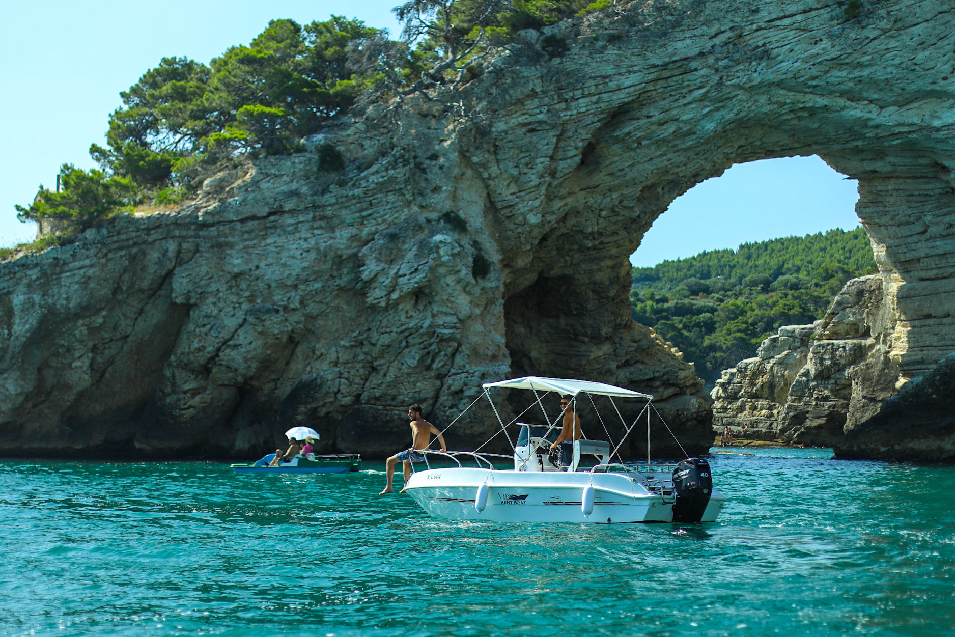 Boat adventure in Vieste